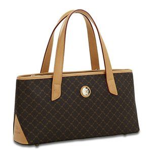 Rioni Signature Brown east west handle bag ST - 20087